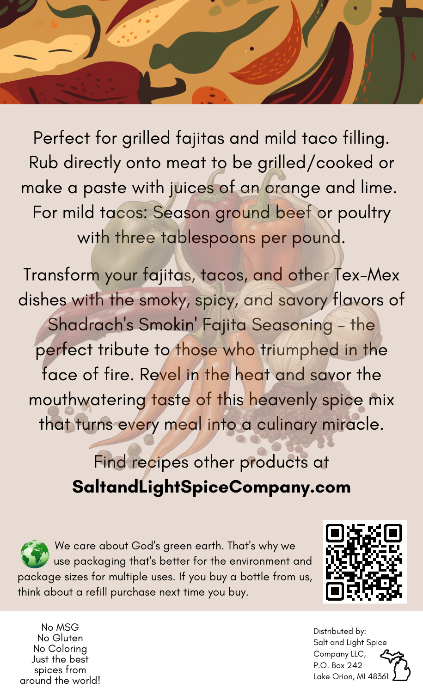 Shadrach's Smokin' Fajita & Taco Seasoning