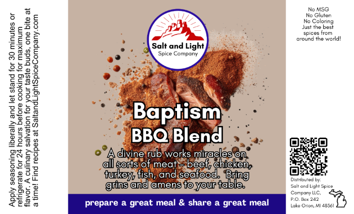 Baptism BBQ Blend